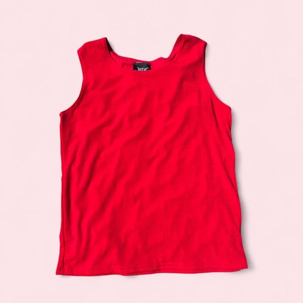 Jostar bright red knit tank